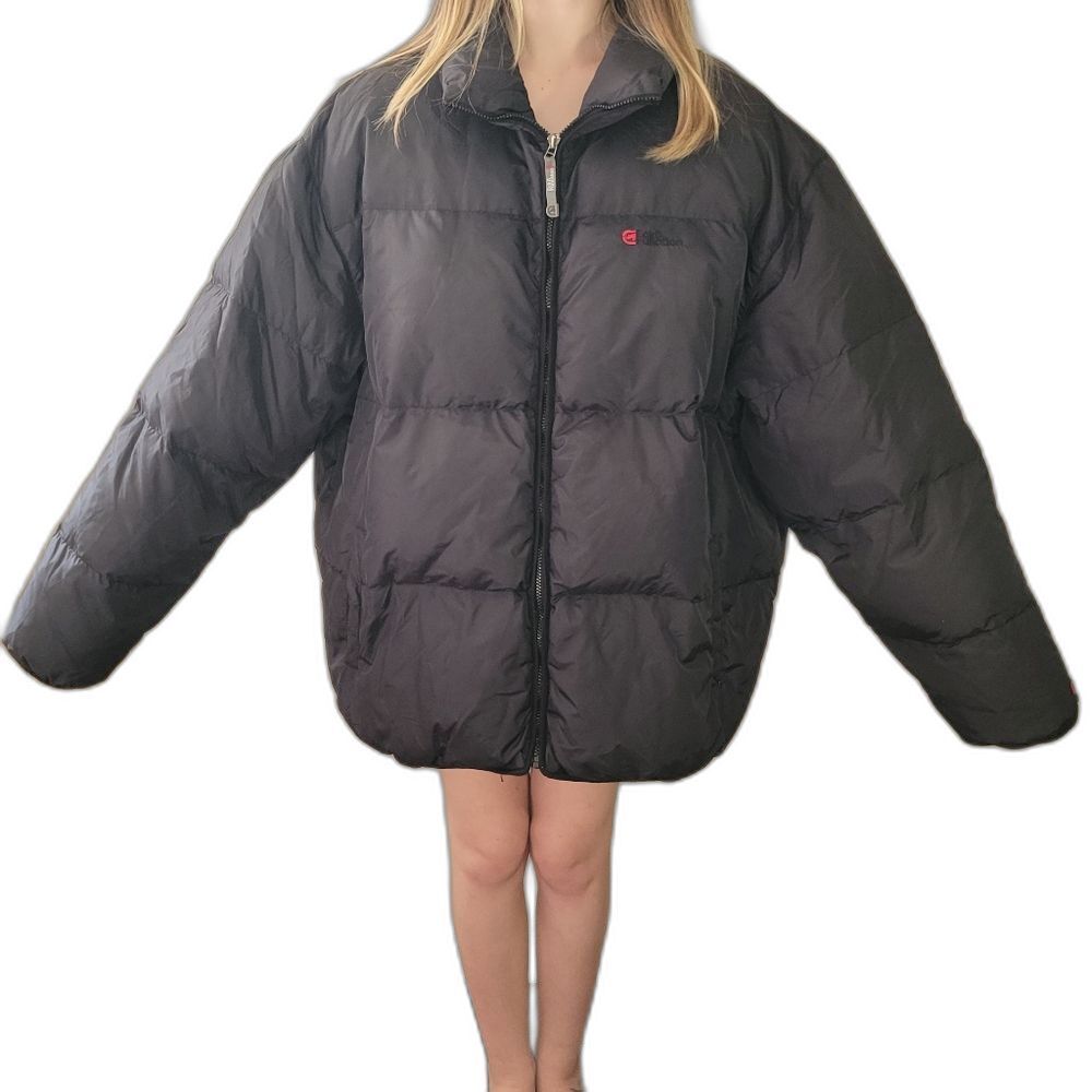 Eckō Ecko Function Mens Black Extra Large XL Down Filled Coat Jacket Puffer